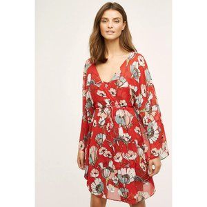 Anthropologie Crisantemi Kimono Dress Caftan Size M/L